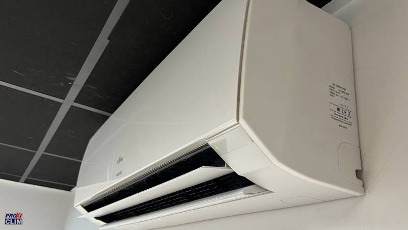Installation d'une climatisation réversible Fujitsu Atlantic à Aix-en-Provence par PROXICLIM
