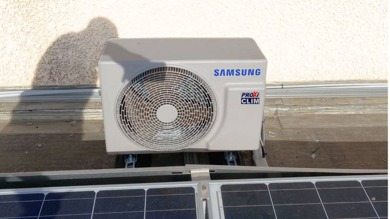Groupe extérieur climatisation réversible SAMSUNG installé par PROXICLIM à Marseille 8 ème arrondissement 