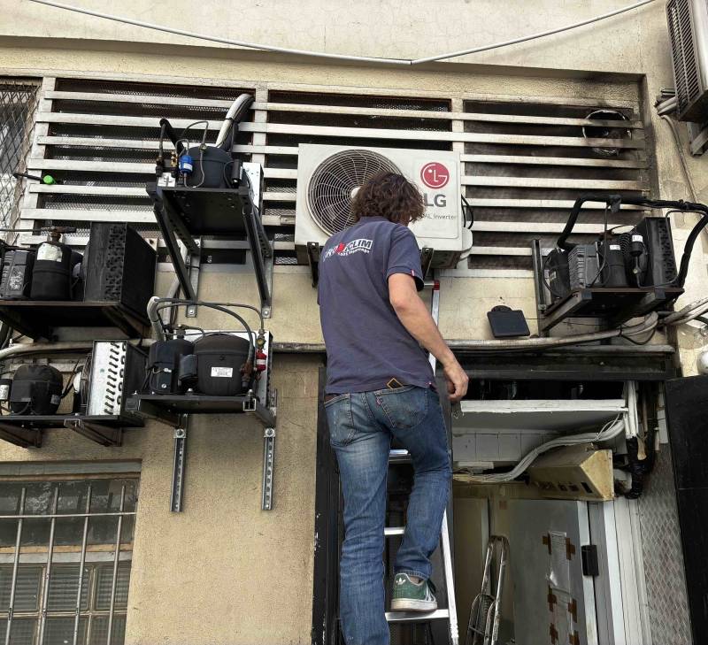 Dépannage climatisation réversible LG avec le code erreur CH38