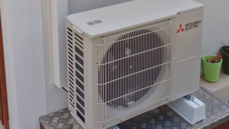 Groupe extérieur Mitsubishi Electric HR35 pour une véranda à Marseille