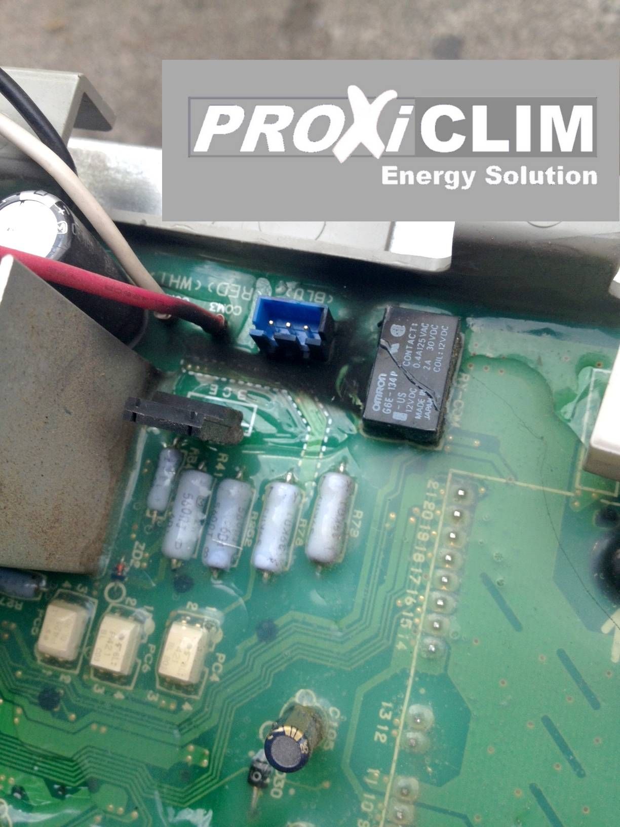 carte electronique flashée par la foudre à Marseille