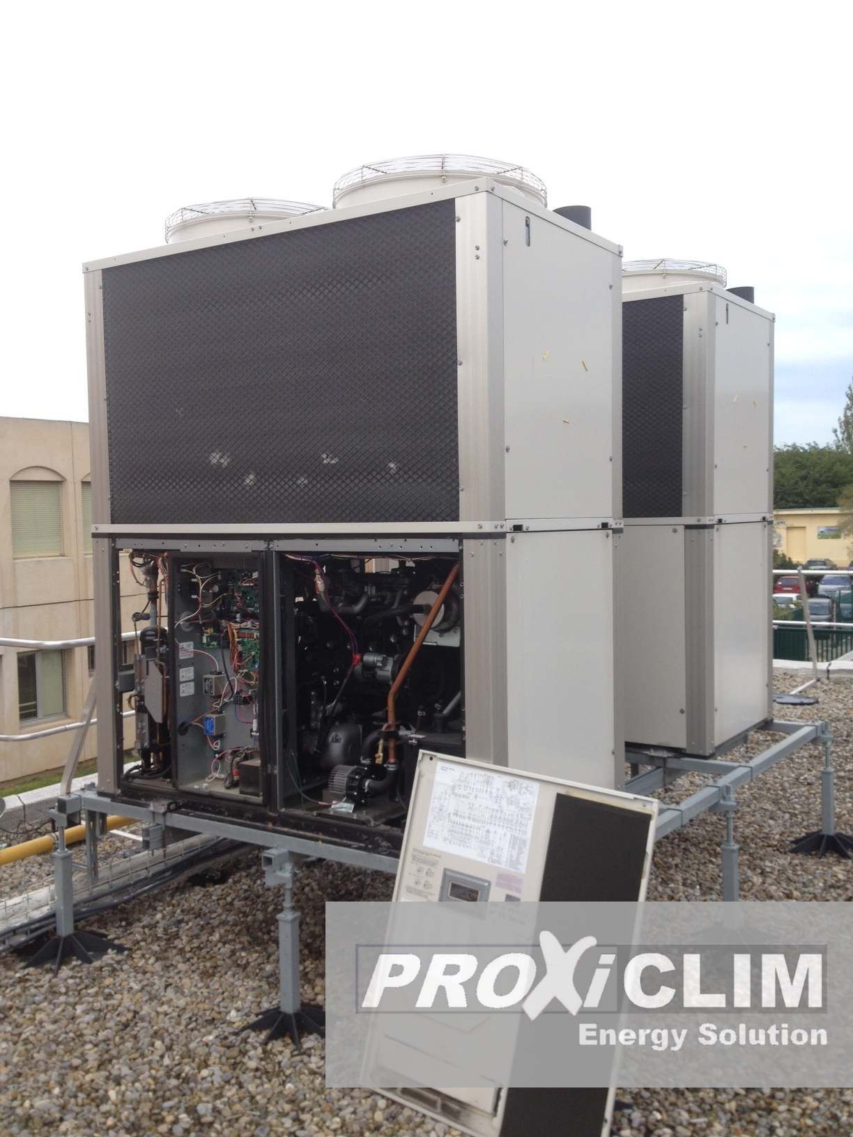 Maintenance groupe GHP SANYO (à moteur thermique)