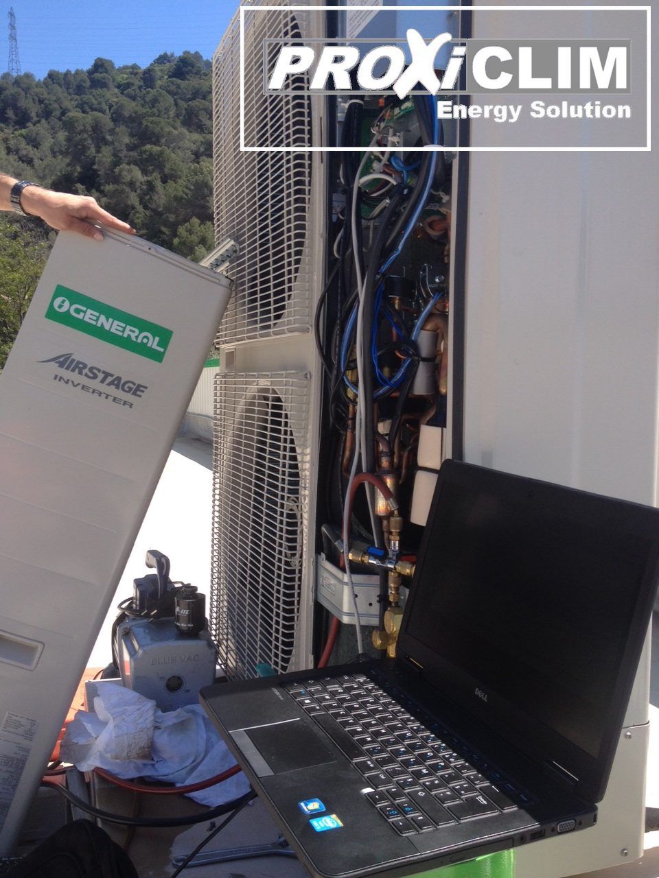 Mise en route d'un VRV GENERAL à Nice