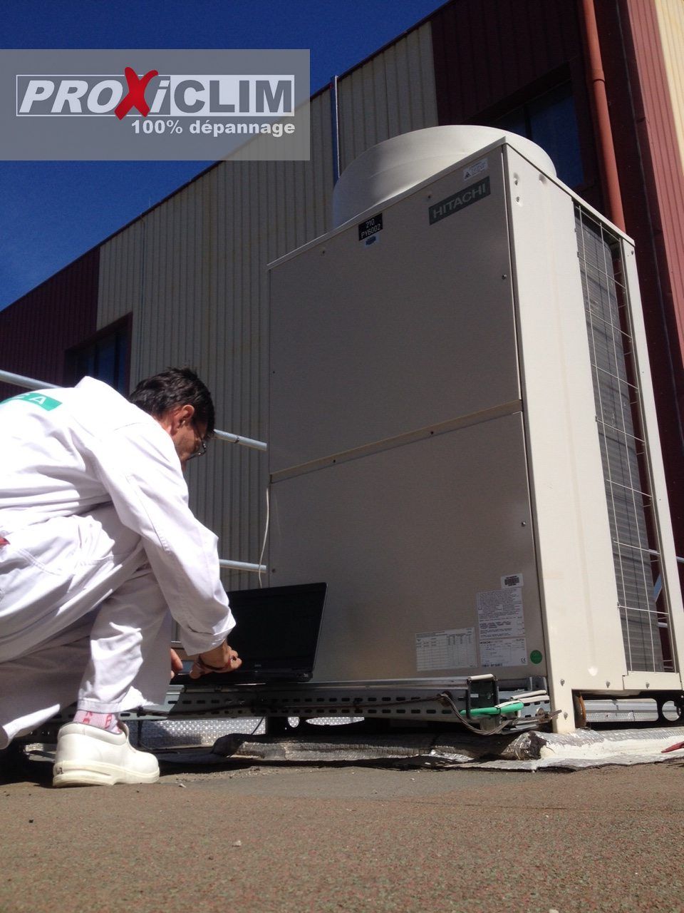 Entretien d'une climatisation au CEA de Cadarache