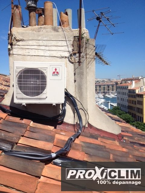 groupe de climatisation en remplacement d'un ancien groupe au R22