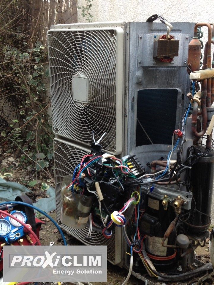 Dépannage d'un groupe DAIKIN ERHQ014AAV3 à Cassis