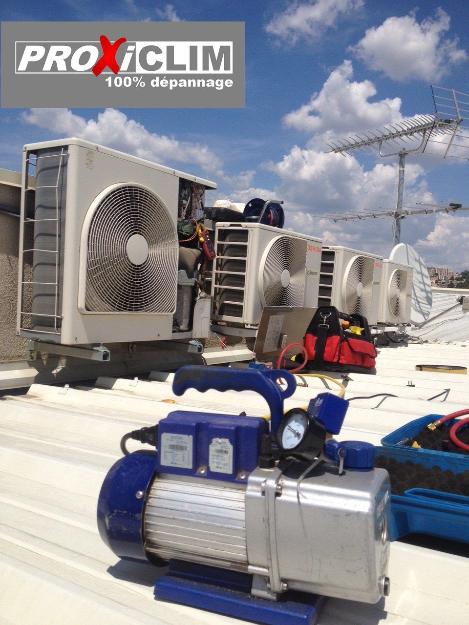 Dépannage clim TOSHIBA par PROXICLIM Marseille